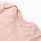 Боди детское, цвет розовый, рост 68 (3-6 мес) - Фото 2