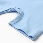 Боди детское цвет белый-голубой (68 (3-6 мес) - фото 24076503