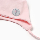 Шапка детская, цвет розовый, размер 40-42 (3-6 мес) - фото 24076524