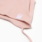 Шапка детская, цвет розовый, р-р 46-48 (12-24 мес) - фото 24076536