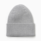 Шапочка детская, цвет серый-меланж, р-р 50-52(3-4 года) - фото 24076543