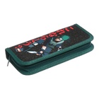 Пенал школьный, 1 секция, 9×19.5×2.5 см «Аниме боец» - Фото 3