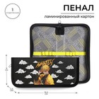 Пенал школьный, 1 секция, 9×19.5×2.5 см «Аниме» - Фото 1