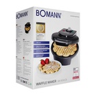 Вафельница электрическая Bomann WA 5018 CB, 1200 Вт, бельгийские вафли, чёрная - фото 9665629
