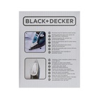 Утюг Black+Decker BXIR2200E, нержавеющая сталь подошва, 2200 Вт, 30 г/мин, 280 мл, синий - Фото 6