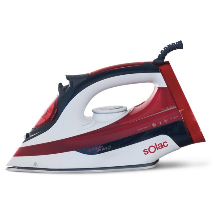 Утюг Solac Optima Perfect PV2014, керамическая подошва, 2600 Вт, 35 г/мин, 380 мл, красный - Фото 1