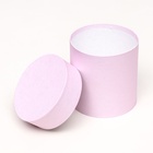 Набор шляпных подарочных коробок 4 в 1 «Нежно-розовый», 20×20 ‒13×13 см - Фото 6