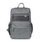 Рюкзак школьный,  синтетическая ткань, 265x395x120 см, СЕРЫЙ - Фото 2