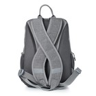 Рюкзак школьный,  синтетическая ткань, 265x395x120 см, СЕРЫЙ - Фото 3