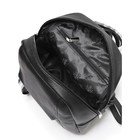 Рюкзак молодежный , натуральная кожа, 250x295x110 см, ЧЕРНЫЙ - Фото 5