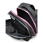 Рюкзак школьный,  синтетическая ткань, 270x360x115 см, ЧЕРНЫЙ - Фото 5