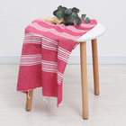 Полотенце - пештемаль пляжное LoveLife Boston, 75×170 см, розовое - Фото 1