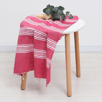 Полотенце - пештемаль пляжное LoveLife Boston, 75×170 см, розовое