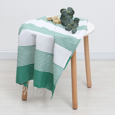 Полотенце - пештемаль пляжное LoveLife Resort, 75×170 см, 80% хл, 20% пэ, 190 г/м², зелёное