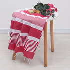 Полотенце - пештемаль пляжное LoveLife Resort, 75×170 см, розовое - Фото 1