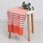 Полотенце - пештемаль пляжное LoveLife Marine, 75×170 см, оранжевое - Фото 1