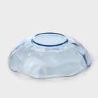 Набор посуды FANCY DIAMOND, 14 предметов, стекло, синий - Фото 9