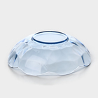 Набор посуды FANCY DIAMOND, 25 предметов, стекло, голубой - Фото 7