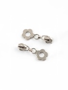 Бегунок для металлической молнии, №3, «Цветок», 10 шт., цвет никель - Фото 5