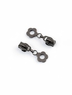 Бегунок для металлической молнии, №5, «Цветок», 10 шт., цвет чёрный никель - Фото 5