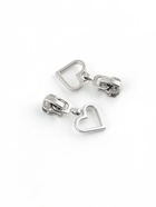 Бегунок для металлической молнии, №5, «Сердце», 10 шт., цвет никель - Фото 5