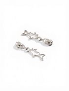 Бегунок для металлической молнии, №3, «Акула», 10 шт., цвет никель 9900951