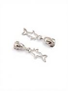 Бегунок для металлической молнии, №5, «Акула», 10 шт., цвет никель (комплект 2 шт) - фото 62130845