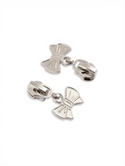 Бегунок для молнии «Спираль», №5, «Бант», 10 шт., цвет никель 9900961