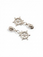 Бегунок для молнии «Спираль», №3, «Штурвал», 10 шт., цвет никель 9900965