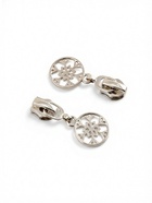 Бегунок для молнии «Спираль», №7, «Снежинка», 10 шт., цвет никель - Фото 5