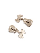 Бегунок для молнии «Трактор», №8, «Бант», 10 шт., цвет никель 9900995