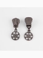 Бегунок для молнии «Трактор», №8, «Снежинка», 10 шт., цвет чёрный никель - Фото 3