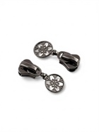 Бегунок для молнии «Трактор», №8, «Снежинка», 10 шт., цвет чёрный никель - Фото 5