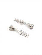 Бегунок для молнии «Трактор», №5, «Рыба», 10 шт., цвет никель 9901003