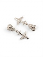 Бегунок для молнии «Трактор», №5, «Самолёт», 10 шт., цвет никель 9901005