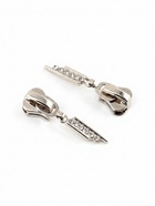 Бегунок для молнии «Трактор», №8, «Стразы», 10 шт., цвет никель 9901011