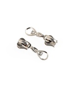 Бегунок для молнии «Трактор», №8, «Капля», 10 шт., цвет никель 9901014