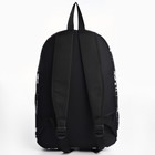 Рюкзак школьный текстильный «Аниме», 42х14х28 см, цвет чёрный - Фото 5