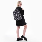 Рюкзак школьный текстильный «Аниме», 42х14х28 см, цвет чёрный - Фото 14