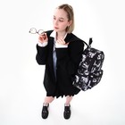 Рюкзак школьный текстильный «Аниме», 42х14х28 см, цвет чёрный - Фото 9