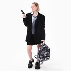 Рюкзак школьный текстильный «Аниме», 42х14х28 см, цвет чёрный - Фото 15