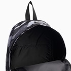 Рюкзак текстильный "Камуфляж", 42х14х28 см, цвет черный - Фото 7