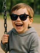 Очки солнцезащитные детские OneSun, uv 400, дужка 13 см, линза 4.7×3.7 см - Фото 8
