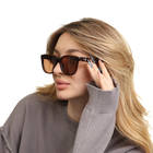 Очки солнцезащитные женские «OneSun. Wayfarer», uv 400, линза 5.2×4.2 см, коричневый - Фото 5