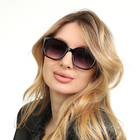 Очки солнцезащитные женские «OneSun. Wayfarer», uv 400, линза 5.2×4.2 см, чёрный, фиолетовый - Фото 4