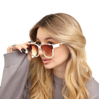 Очки солнцезащитные женские OneSun, uv 400, дужка 15 см, линза 6.6×5.3 см - Фото 5