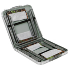 Набор складной мебели: стол, 4 стула, 102×50×44.5/61 см, зелёный, с дубовыми листьями - Фото 11