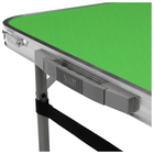 Набор складной мебели: стол, 4 стула, 102×50×44.5/61 см, зелёный, с дубовыми листьями - Фото 9