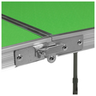 Набор складной мебели: стол, 4 стула, 102×50×44.5/61 см, зелёный, с дубовыми листьями - Фото 10