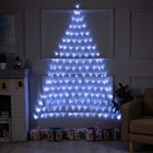 УЦЕНКА Гирлянда «Сеть-ёлка», 2×2 м, IP20, 152 LED, 220 В, 8 режимов, тёмная нить, свечение белое 10497843 - фото 3677978